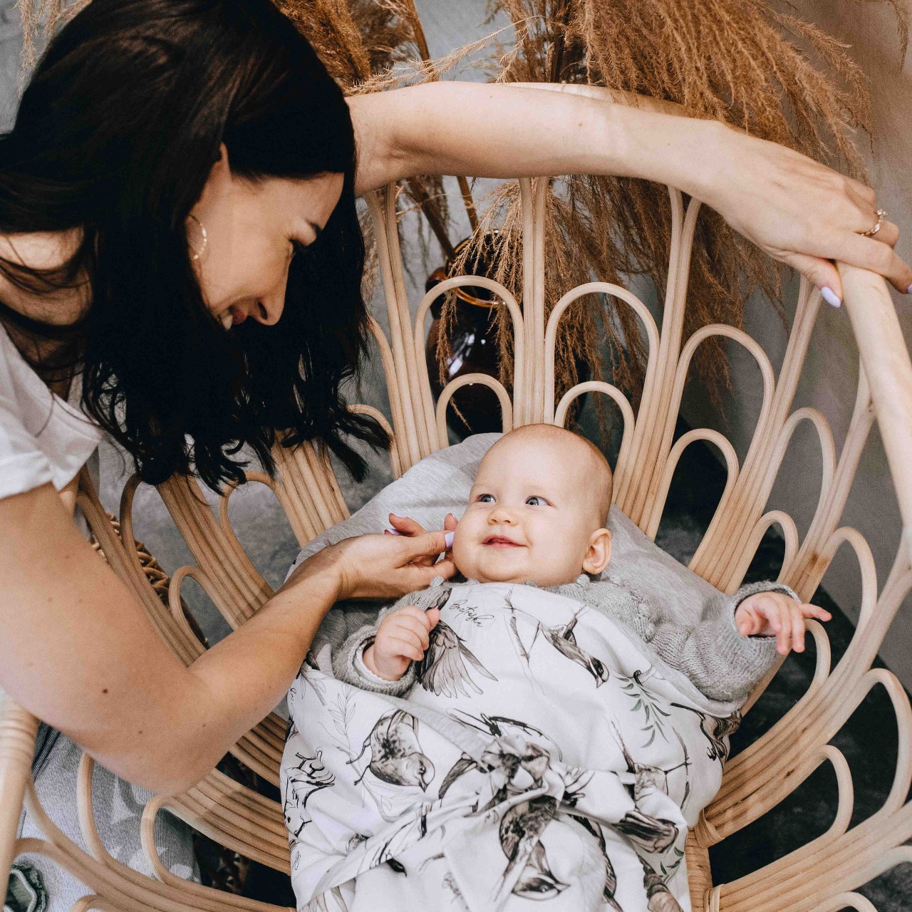 Rożek niemowlęcy Beztroska Tatry 75x75 cm