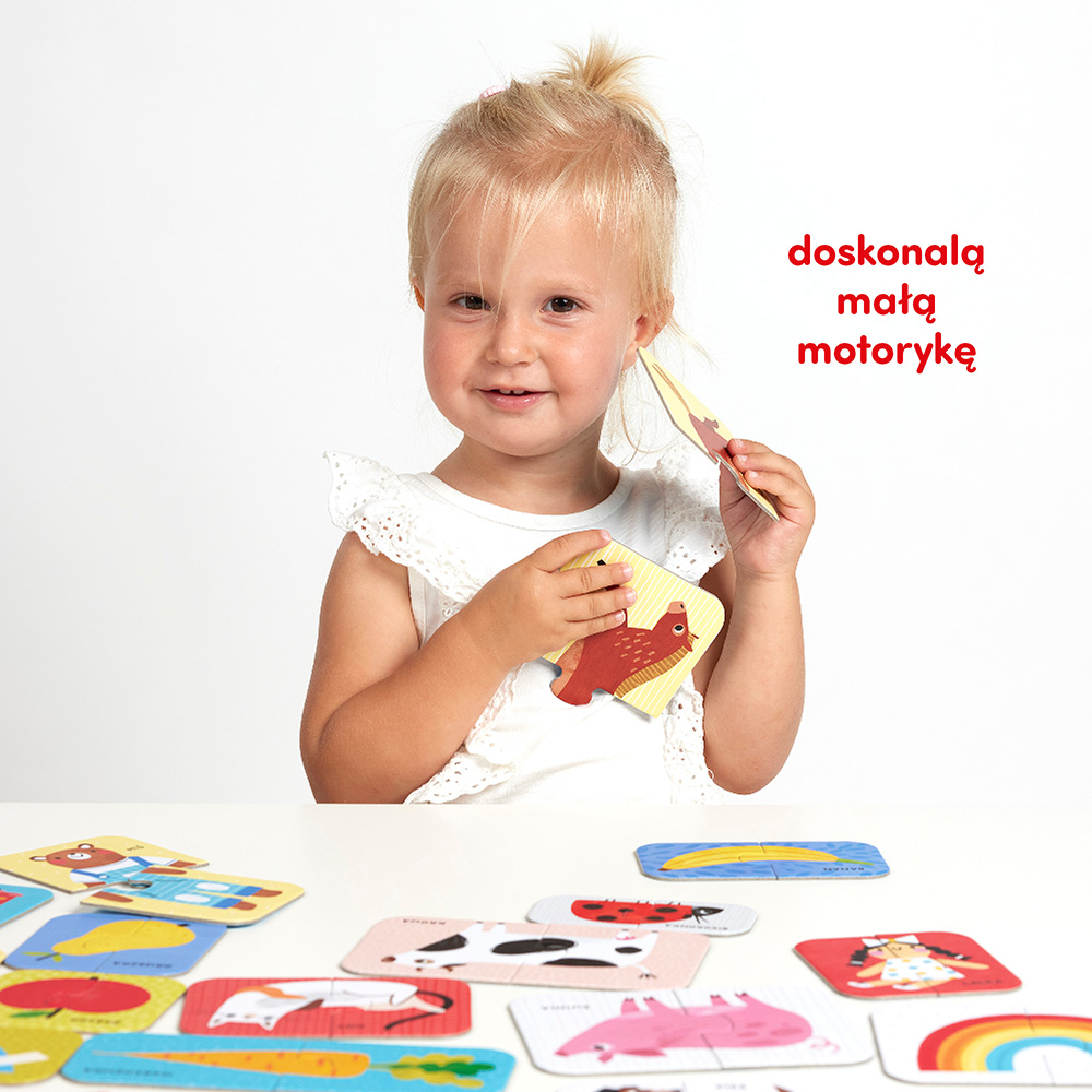 Czuczu,  Puzzle do pary  CzuCzu 18m+ pierwsze słowa