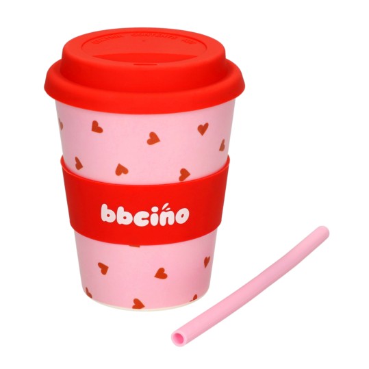 BBCino Zestaw Kubków Mama + Dziecko Sweetheart 350 ml + 240 ml