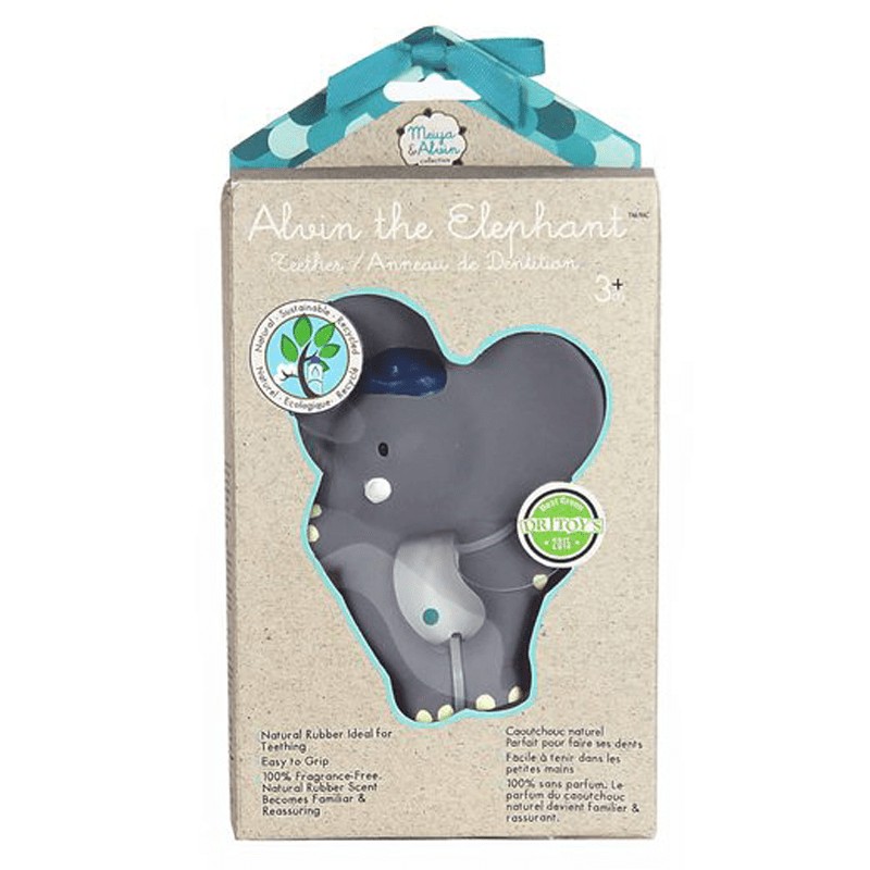 Meiya & Alvin Organiczny Gryzak Słonik 0+