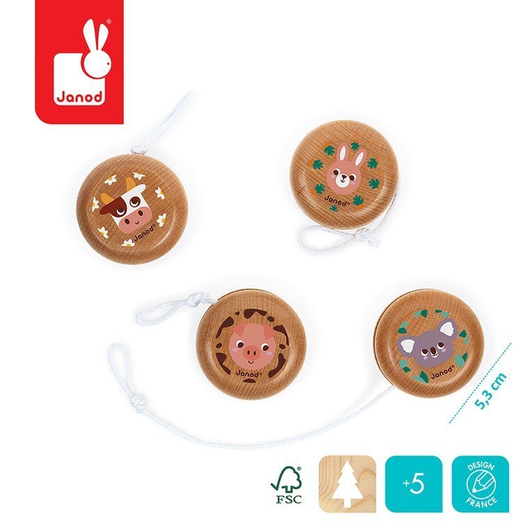 Janod Drewniane Jojo Pocket 6+