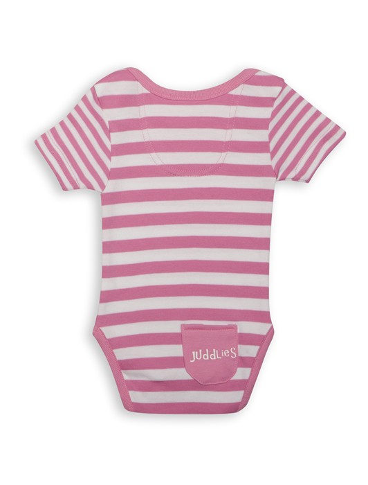 Juddlies Body Sachet Pink Stripe 12-18 m