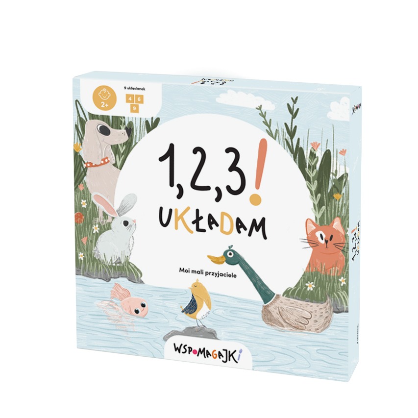 Wspomagajki 1,2,3! Układam Moi mali przyjaciele 1+