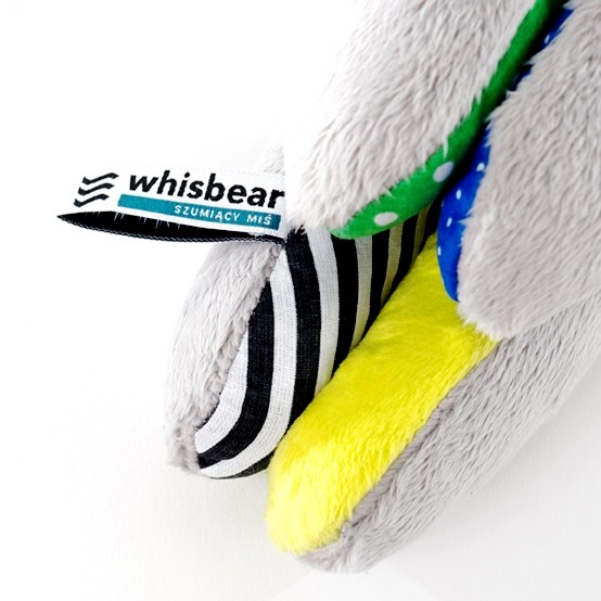 Szumiący Miś Whisbear CRYsensor Cytryna od 1 dnia | Zabawka