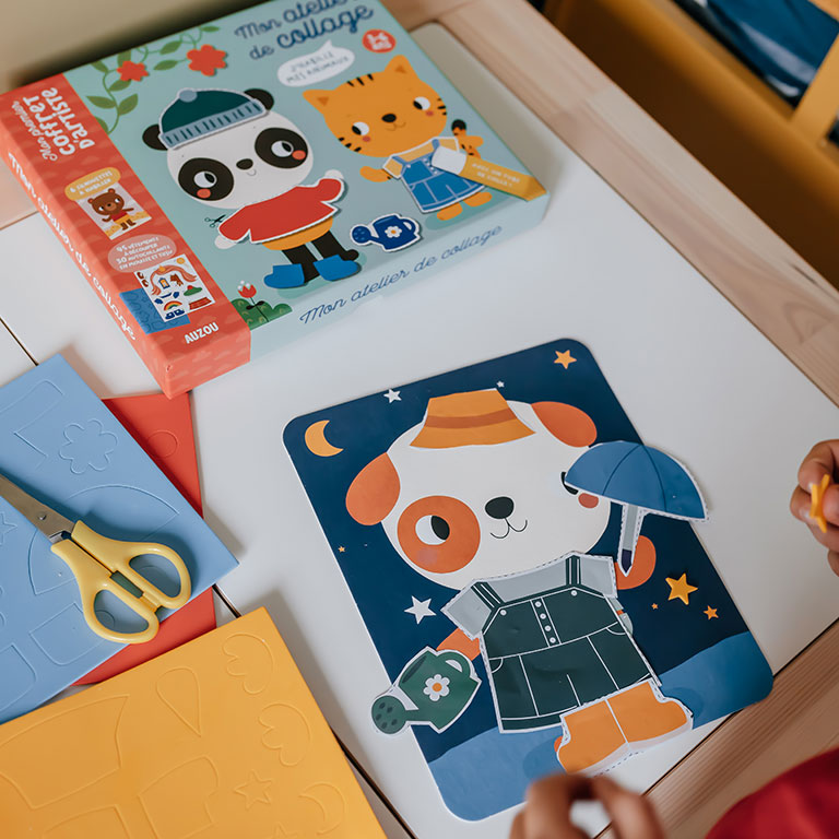 Auzou Zestaw Artystyczny do Projektowania Ubioru Zwierzątka 3+