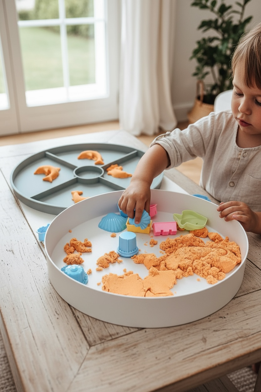 Jellystone Tacka Sensoryczna Play Tray 2w1 Sage 3+