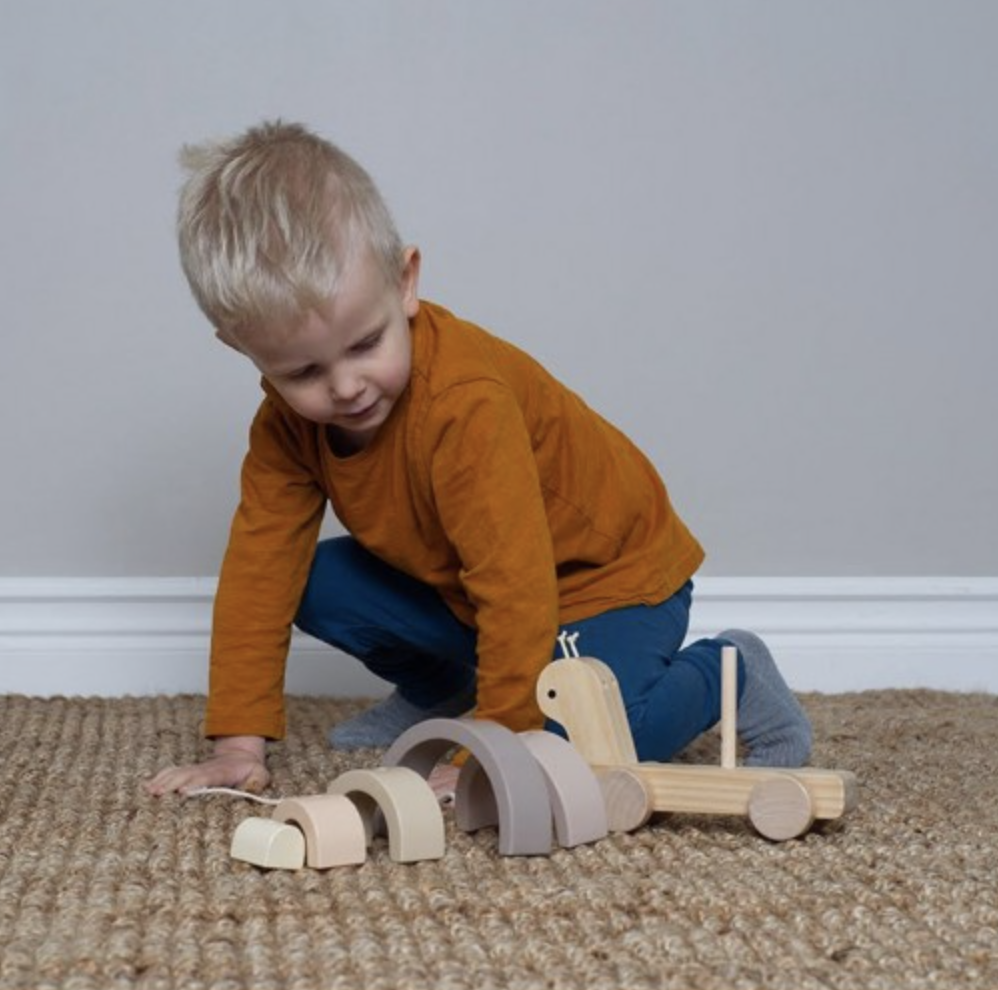 JaBaDaBaDo Ślimak Do Ciągnięcia z Tęczą 18m+