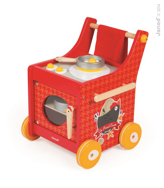 Janod Wózek Kuchnia French Cocotte Akcesoria 1+ Premium
