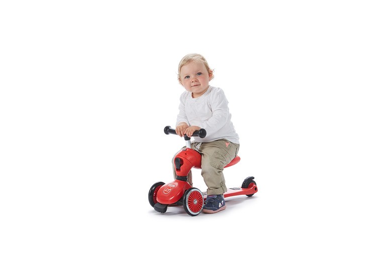 Scoot & Ride Highwaykick 2w1 Jeździk Hulajnoga 1-5 lat Red
