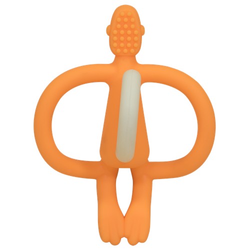 Matchstick Monkey Gryzak Szczoteczka pomarańczowy 0+