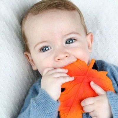 Lanco Gryzak Listek Klonu Naturalny Kauczuk 0+