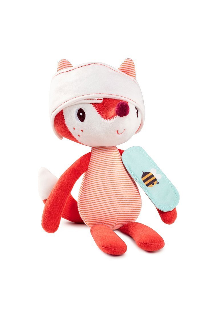 Lilliputiens, Torba lekarska z przytulanką i 6 akcesoriami Lisiczka Alice 18 m+