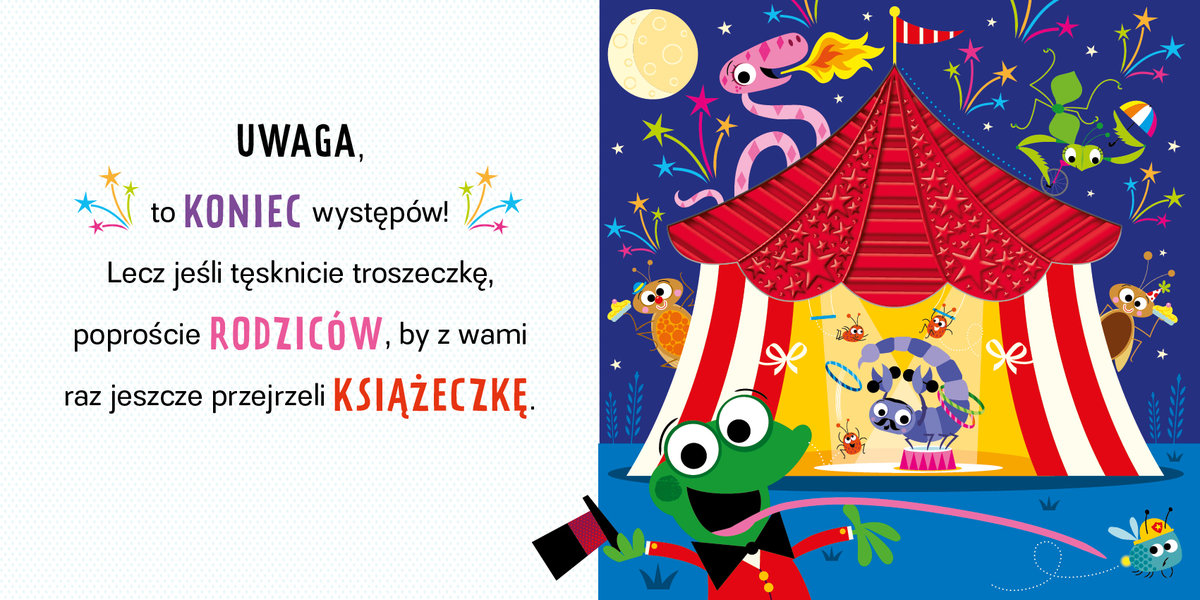 Książeczka Sensoryczna "Uwaga! Wąż" 0+ | Edukacyjna