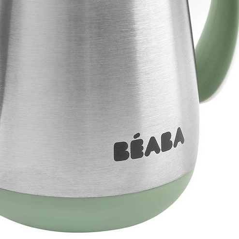 Beaba Bidon Termiczny ze Słomką 250ml Sage Green 8m+