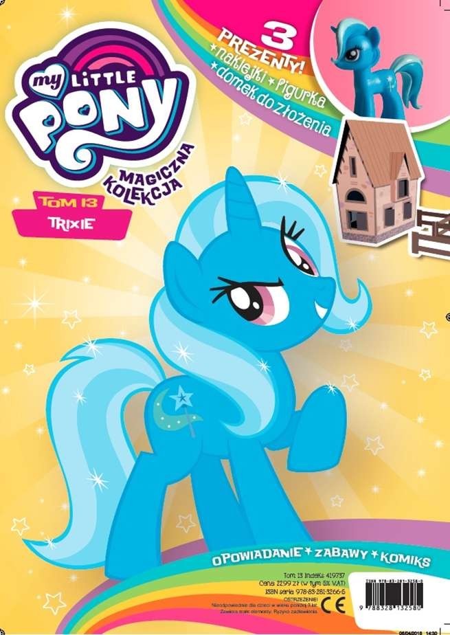 Trixie My Little Pony Magiczna Kolekcja Tom 13 Książka z Figurką