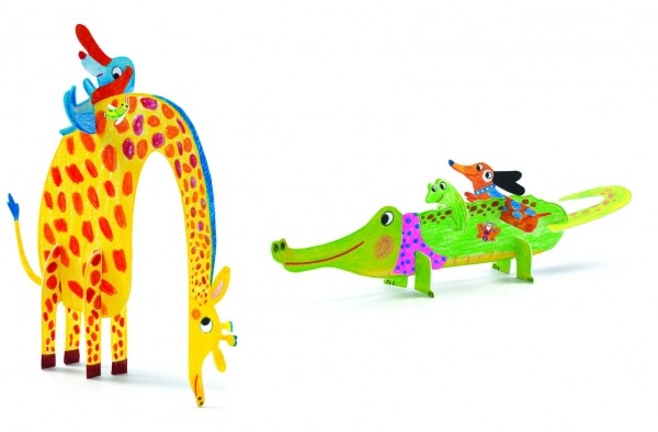 Djeco Zestaw artystyczny Przyjaciele Składanki 3+