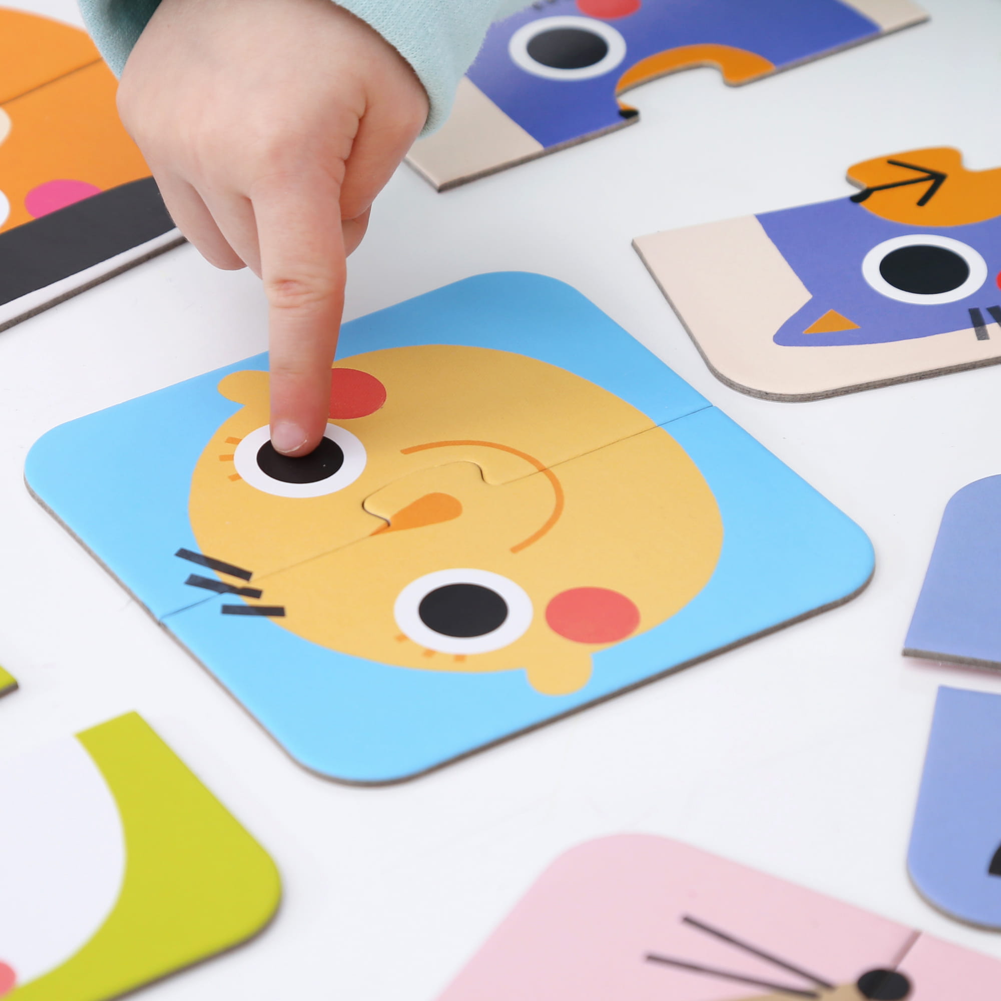 Czuczu Puzzle Układam połówki Buzie 15+ mies.