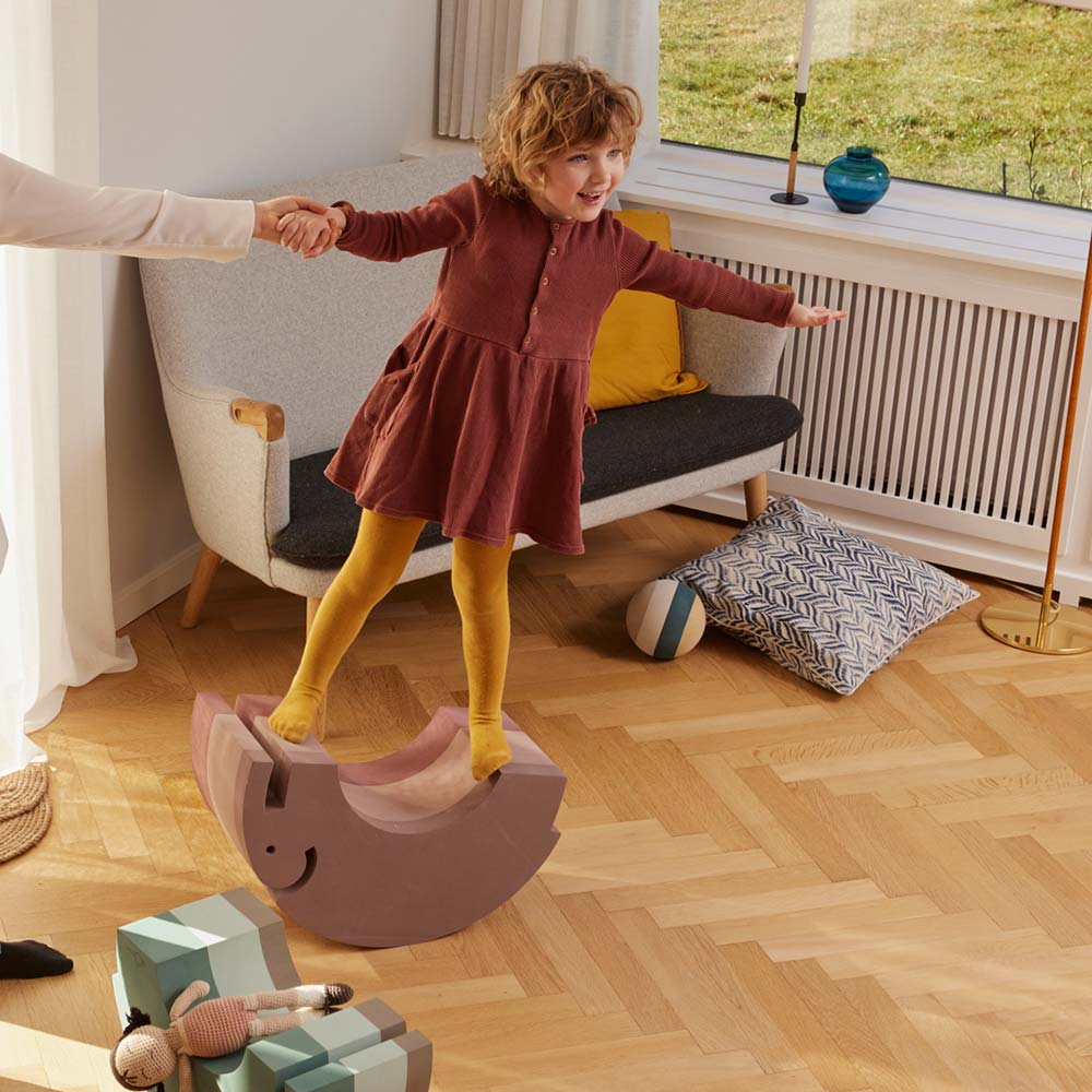 Słoń zabawka sensoryczna L Vintage Rose | bObles