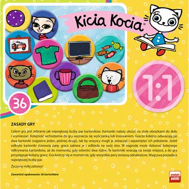 Gra Memos Kicia Kocia - Gra Pamięciowa 2+