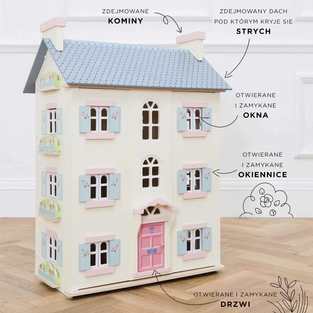 Drewniany domek dla lalek Cherry Tree Hall | Le Toy Van