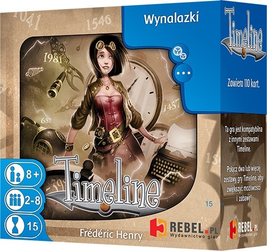 Gra Timeline: Wynalazki - Rebel - Karty z wynalazkami