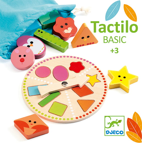Djeco Gra Lotto Tactilo Basic Drewniana 18m+