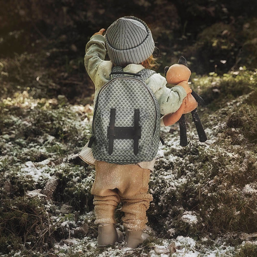 Elodie Details Czapka Wełniana Deco Turquoise 6-12m