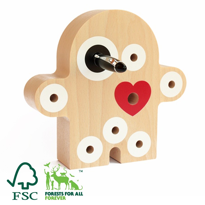 Milaniwood Lalka WOOD-OO 30cm Naturalna 3+