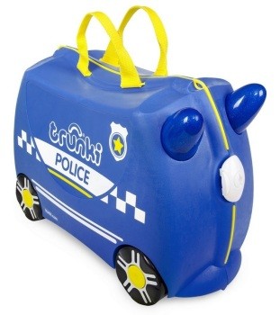 Trunki Walizeczka Jeżdżąca Radiowóz Percy 3+ | Naklejki