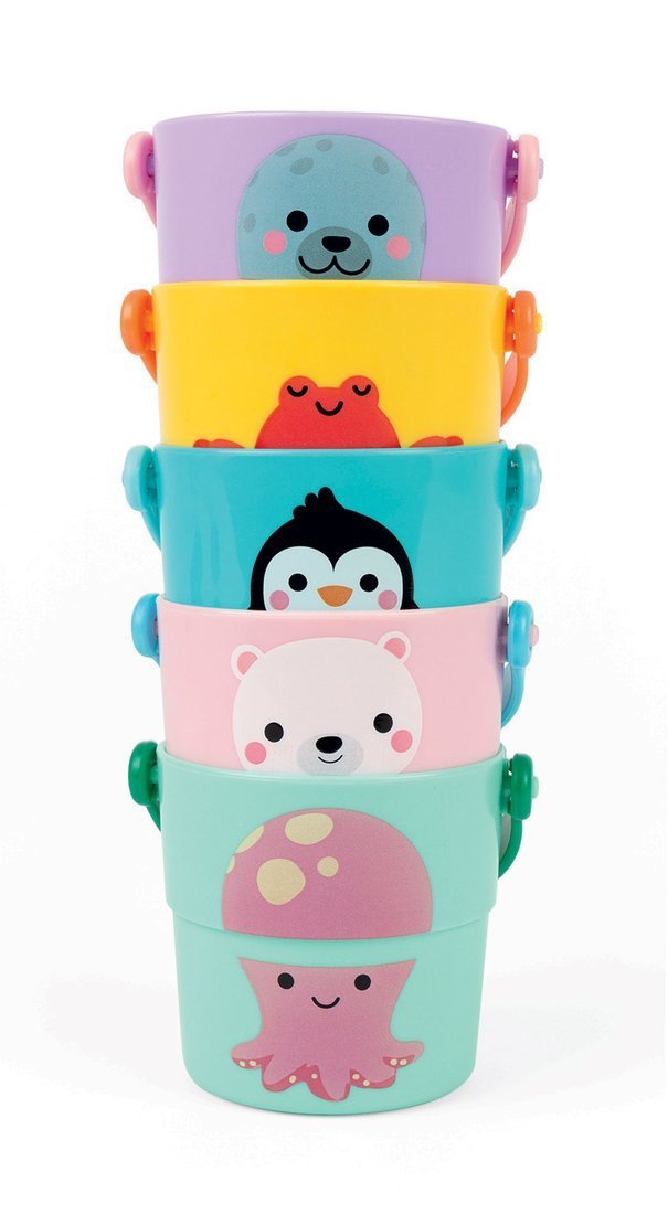 Janod Wiaderka do Kąpieli Zwierzątka 5 el. 10m+