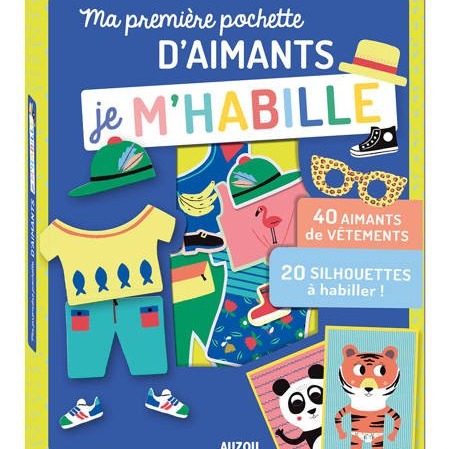 Auzou Magnesy Ubieranie Zwierząt 3+ 40el