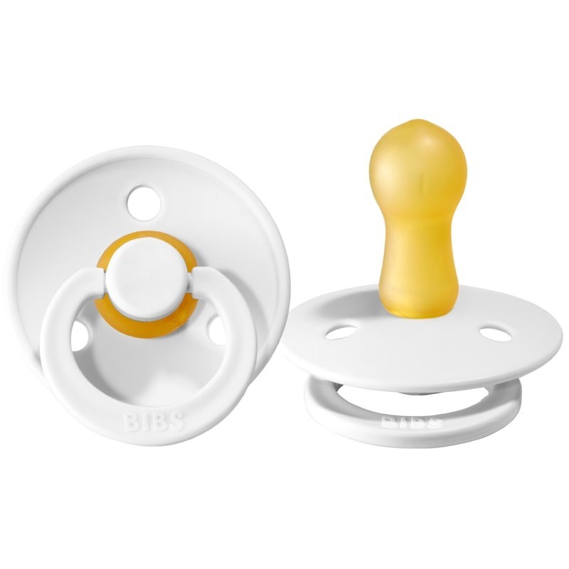 BIBS Smoczek Dynamiczny Hevea 0-6m Biały