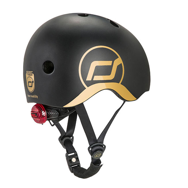 SCOOTANDRIDE, Kask XXS-S dla dzieci 1-5 lat Black wersja limitowana