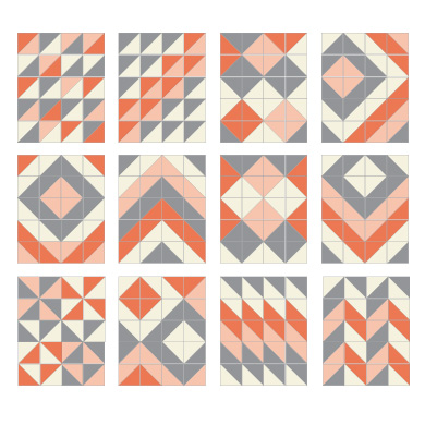 Skip Hop, mata piankowa Playspot Grey Peach GEO