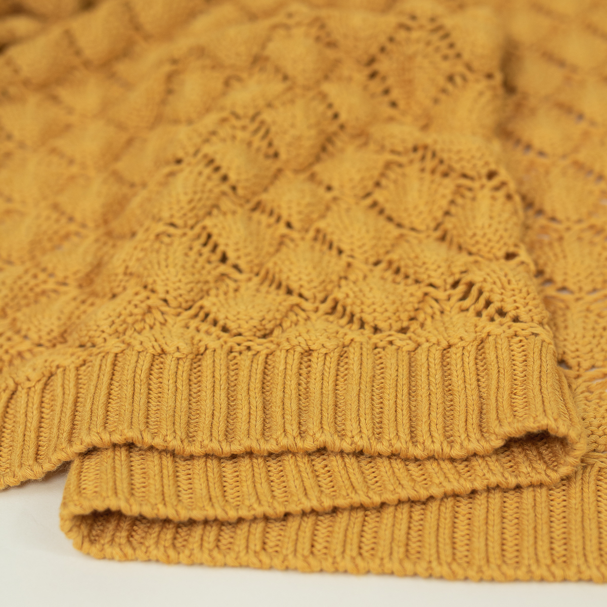 ColorStories Kocyk bambusowy Soft Bamboo musztardowy 0-2 lata