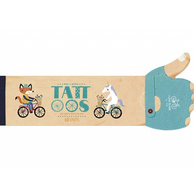 Londji Tatuaże dla dzieci Rowerzyści 10 szt. 3+
