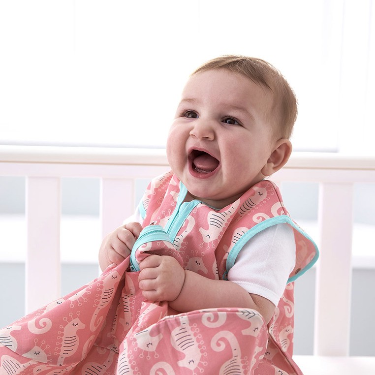 Gro Company, Śpiworek Grobag Sea Horsey z pokrowcem - Travel 0,5 tog 6-18 m-cy