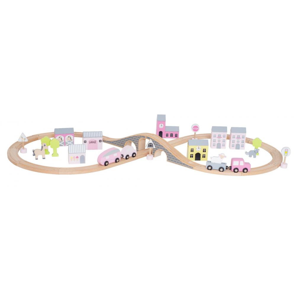 Jabadabado Tor Samochodowy Różowy 18m+