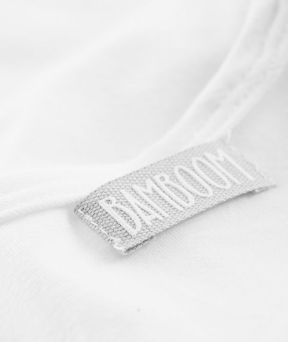 Body niemowlęce z długim rękawem białe 6-12m