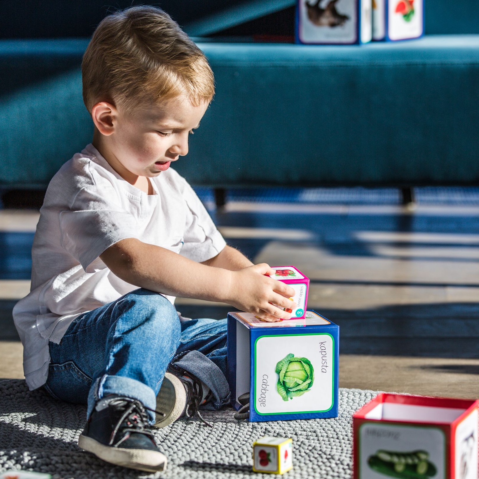 Piramida Zabaw Owoce i Warzywa 12el 1+