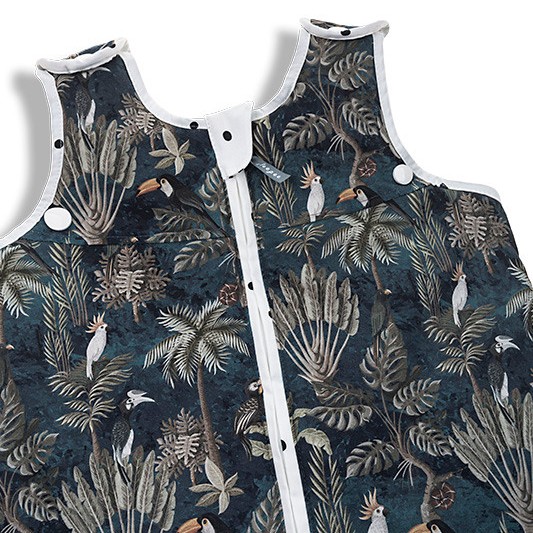 Sleepee Śpiworek Grow Up Jungle - Dark Blue 0-24 m