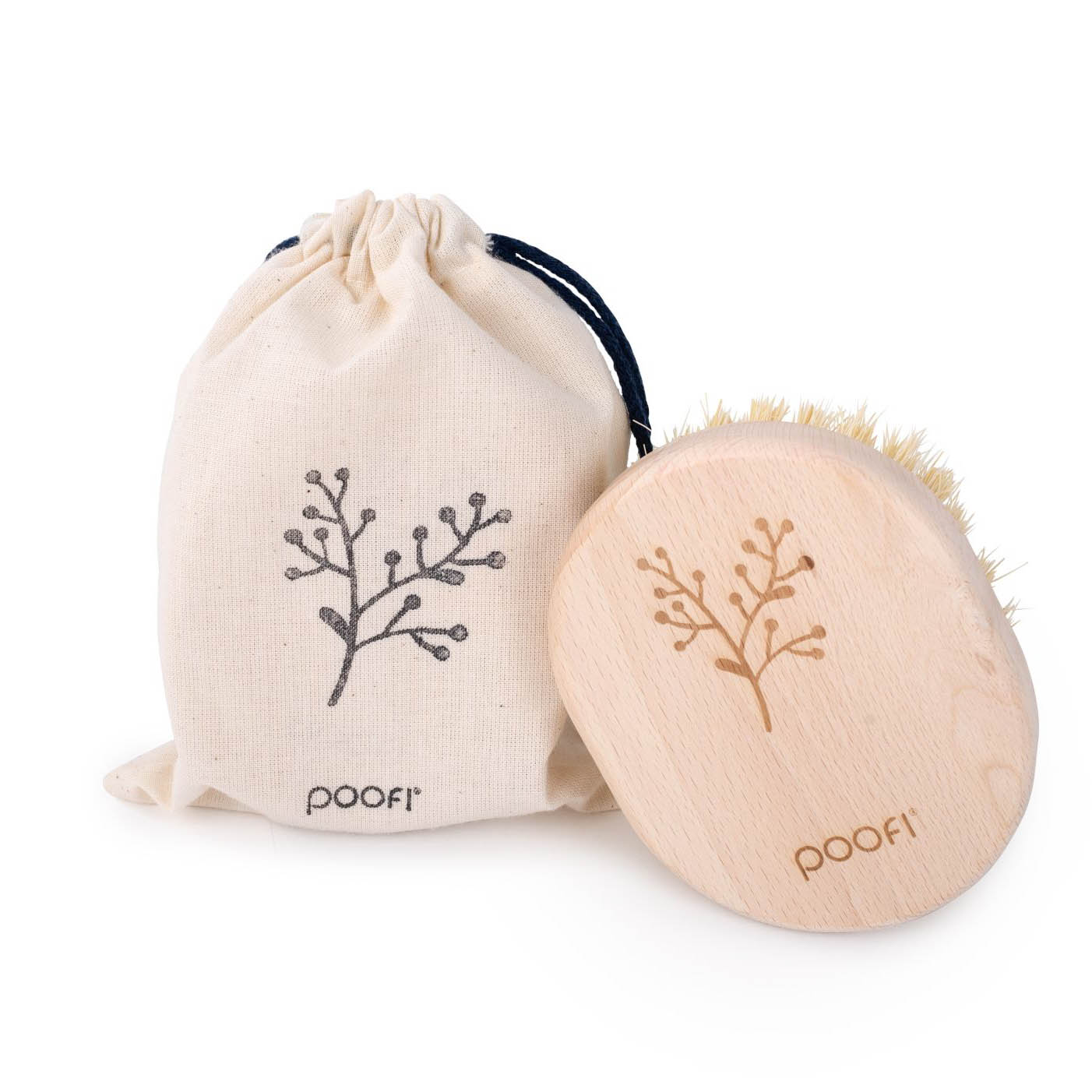 Poofi Szczotka do ciała Tampico - Naturalna pielęgnacja od 1. dnia | Mama