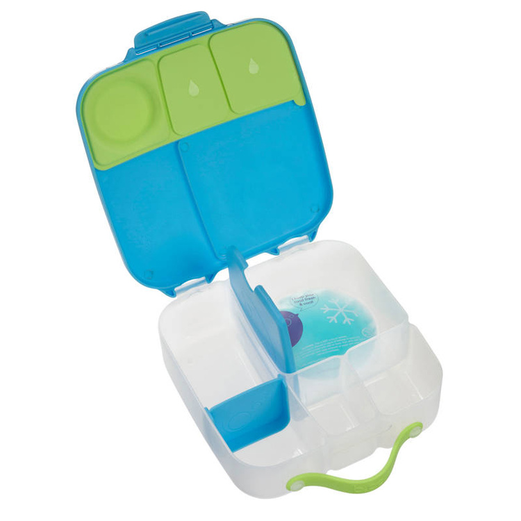 B.Box Duży lunchbox Ocean Breeze z uchwytem 2 l -  z wkładem chłodzącym 