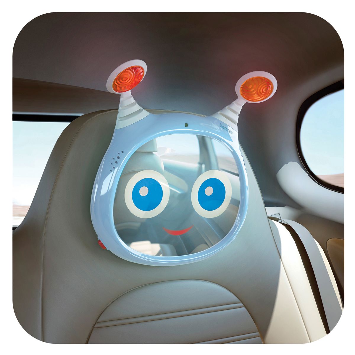 BenBat Lusterko aktywne Oly Blue 0+ | Bezpieczna podróż