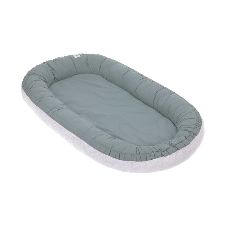 Lassig Kokon Niemowlęcy Cozy Home szarozielony 0+