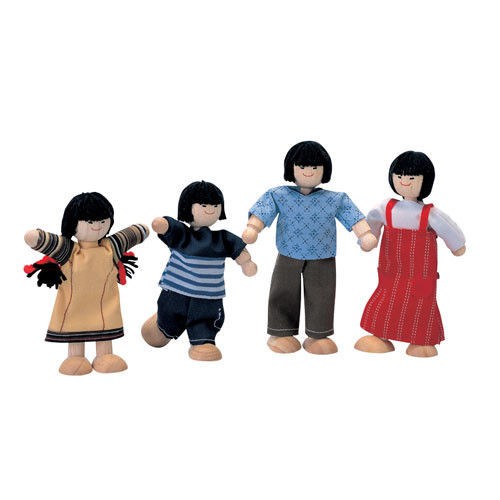Plan Toys Rodzina Lalek Drewniana Figurki 3+