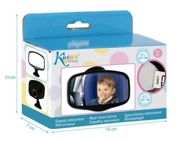 Kiokids Lusterko Wsteczne do Obserwacji Dziecka | Akcesoria do Samochodu