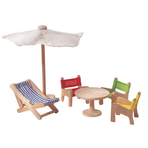 Plan Toys Meble Ogrodowe dla Lalek 3+