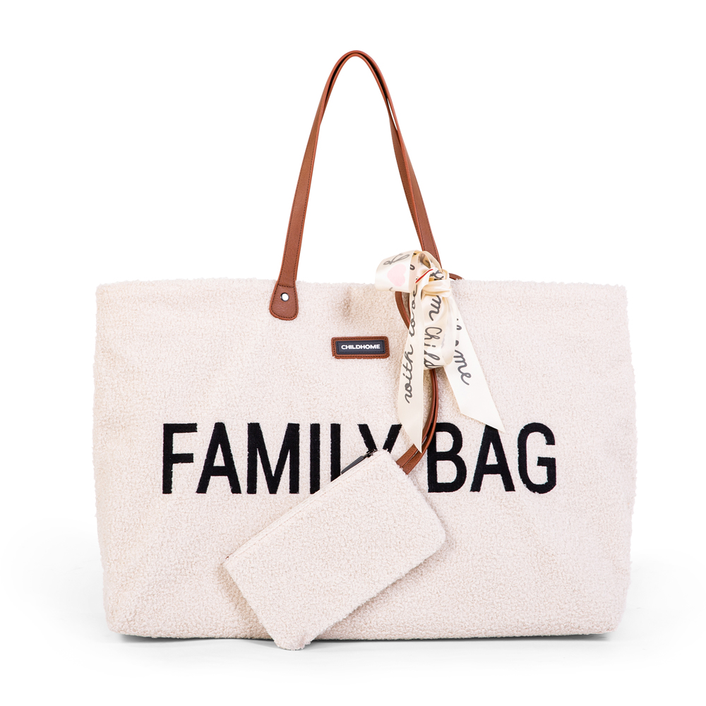 Childhome Torba Family Bag Teddy Bear White - Limitowana Edycja