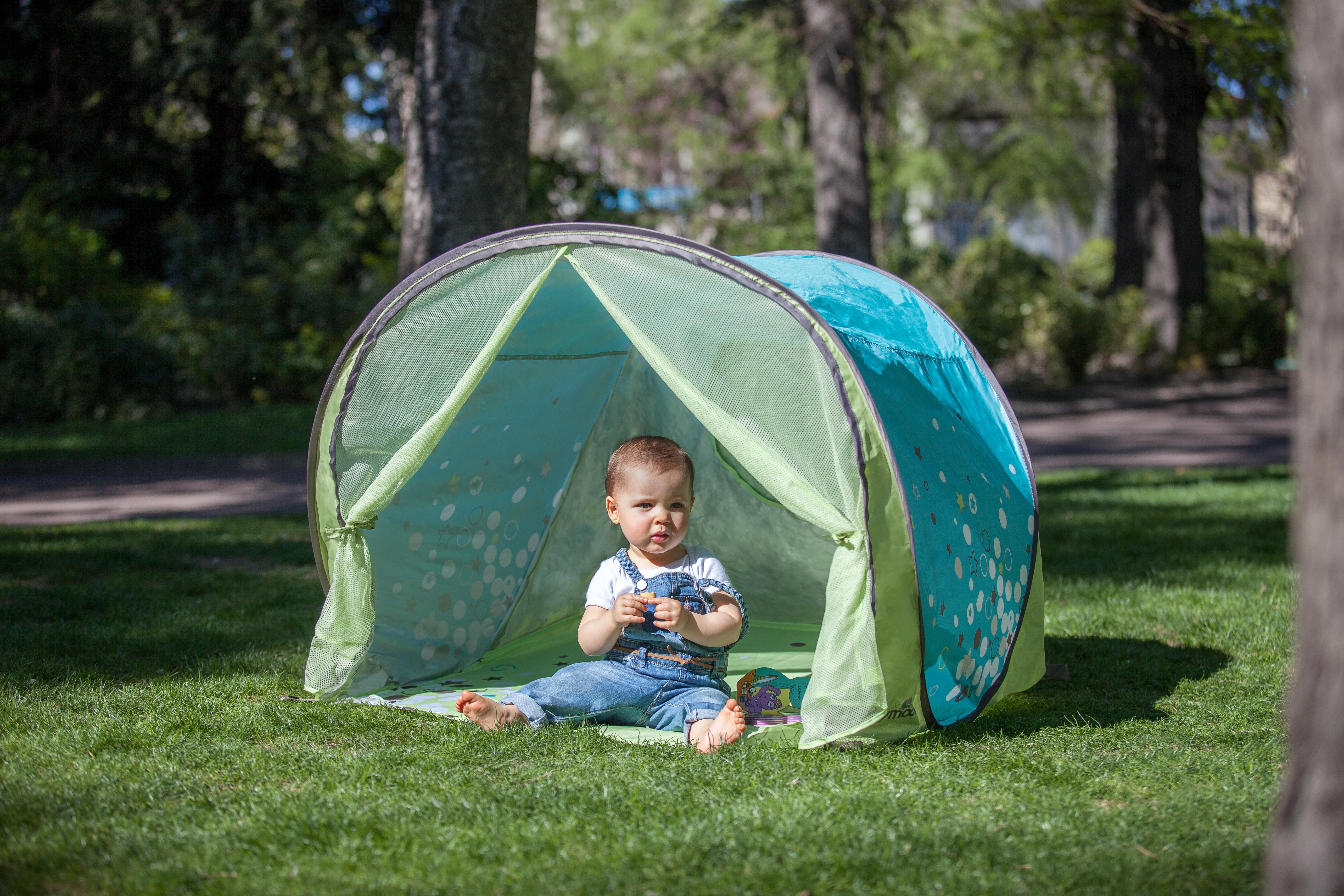 Babymoov, Namiot Anti-UV blue/green